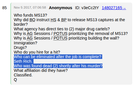 Q drop screenshot referenced by Paul Furber