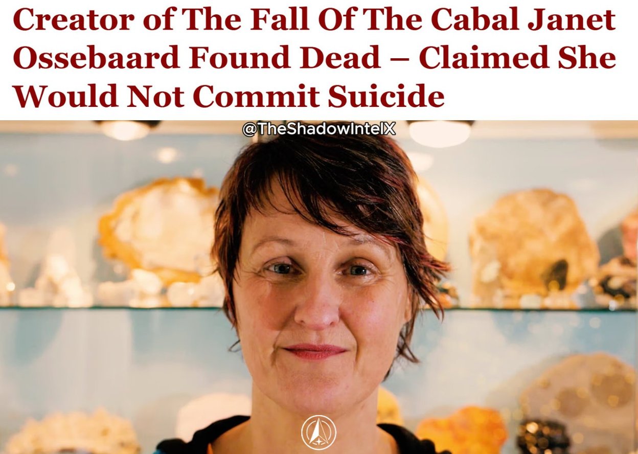 Janet Ossebaard, creator of The Fall of the Cabal